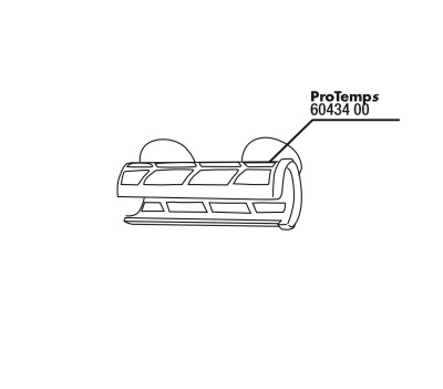 JBL ProTemp S Protect, top+2 suction cups - Защ кожух д/нагревателя ProTemp, верх часть